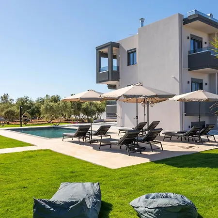 דירה Luxury Oasis In Chania - Private Pool, Bbq & Garden By Wehome *